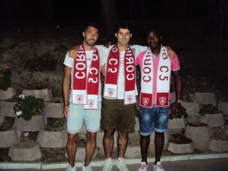 Baldarelli, Manzo e Outara del Corinaldo Calcio a 5