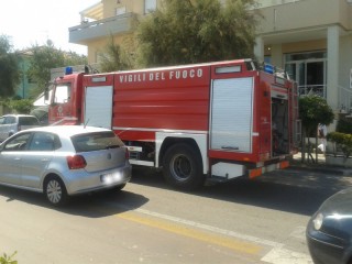 Principio di incendio all'Hotel Hollywood