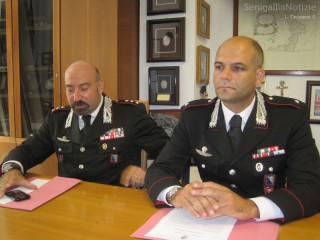 Il Capitano Lorenzo Marinaccio e il Sottotenente Antonio De Santis