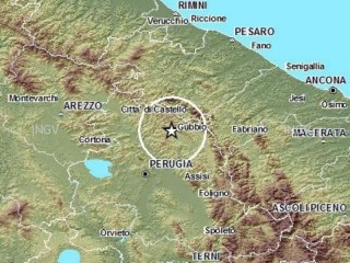 La mappa del terremoto tra l'Umbria e le Marche del 27 agosto 2013