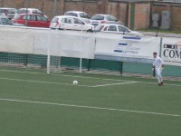 Putignano, portiere della Vigor Senigallia, al rinvio