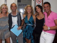 I presentatori e gli ospiti della serata "Amici per Chanel"