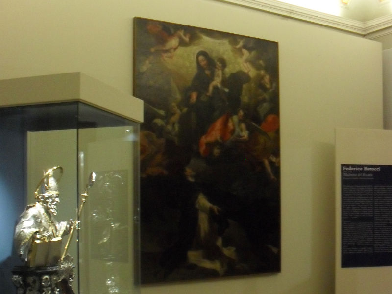 "La Madonna del Rosario" di Barocci alla Pinacoteca Diocesana