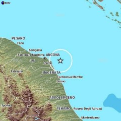 Sisma alle 17.43 del 4 ottobre