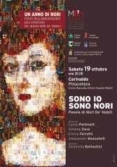 Locandina dello spettacolo dedicato alla poesia di Nori de' Nobili