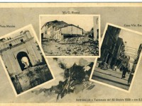 Cartoline da Senigallia dopo il terremoto del 1930