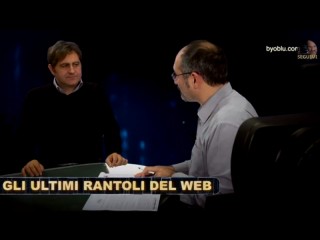 Byoblu, dibattito sulla censura del web grazie alla delibera Agcom. Da sx: Fulvio Sarzana e Claudio Messora
