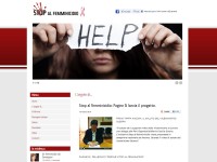 La home page di Stop al femminicidio
