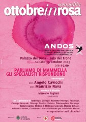 Locandina dell'iniziativa "Ottobre in rosa" a Senigallia
