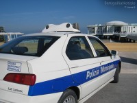 auto della Polizia Municipale a Senigallia