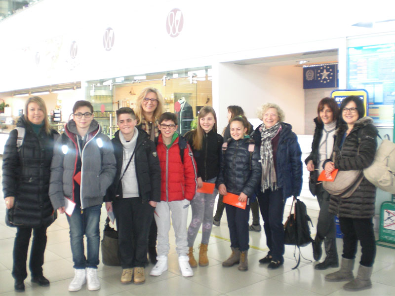 Studenti e insegnanti coinvolti nel Progetto Comenius