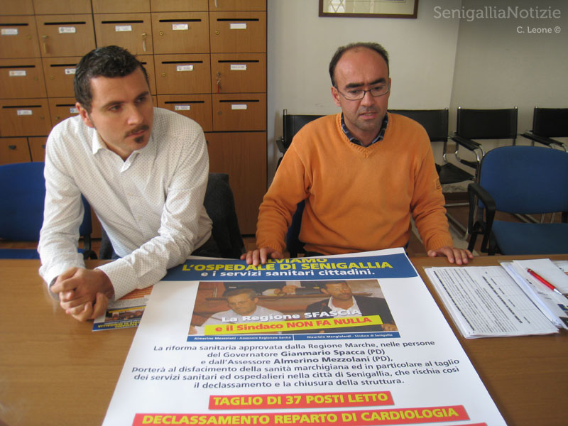 Alessandro Cicconi Massi e Gabriele Cameruccio (PdL) intervengono contro i tagli alla sanità pubblica locale