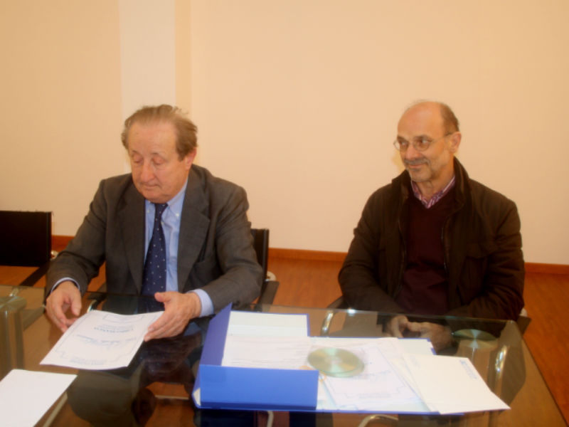 Presentazione del Premio Due Valli alla Carriera: nella foto Montesi e Ceccarelli