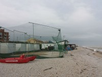 Danni sulla spiaggia di Marzocca di Senigallia