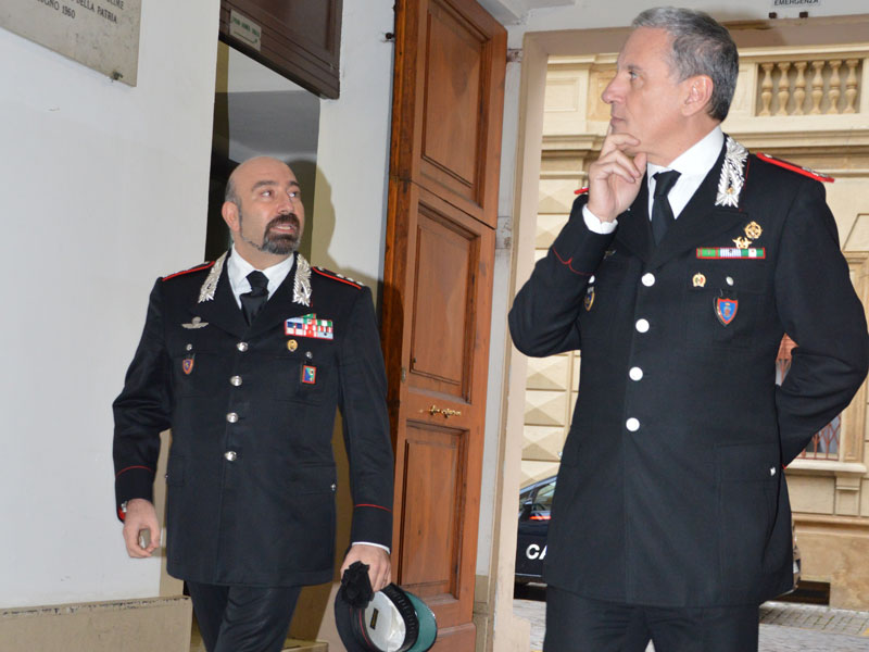 Cap. Lorenzo Marinaccio e Gen. Claudio Cogliano