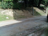 Strada risistemata nel cimitero di Senigallia