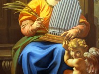 Il quadro di Santa Cecilia nella Chiesa di Scapezzano