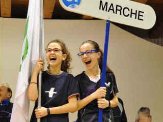 Giovani pongiste senigalliesi agli appuntamenti del CSI in rappresentanza delle Marche