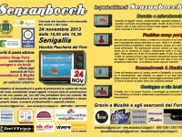 Il programma della terza edizione di Senzabocch a Senigallia il 24 novembre 2013