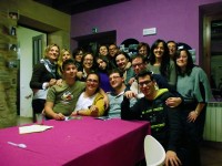 foto di gruppo: la classe di "Abili Percorsi", promosso dalla Cooperativa Archè di Senigallia