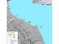 La mappa dei terremoti a largo delle coste di Senigallia del trimestre agosto-ottobre 2013