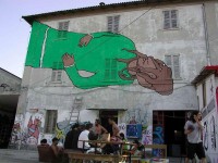 Murale di Blu (ora demolito) a Senigallia, ex-cantiere S.E.P.