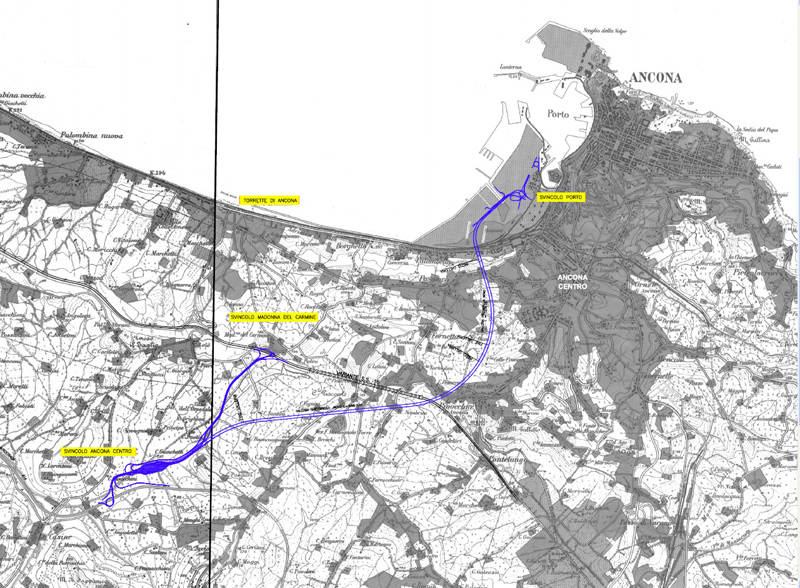 Il progetto per l'uscita ovest di Ancona e i collegamenti con la SS16