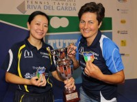 Sabrina Moretti in un momento del campionato di serie A a Riva del Garda