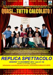 locandina della commedia a Ostra del circolo Acli Falco