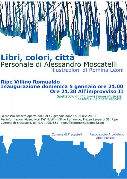 Mostra Libri, Colori, Città al Villino Romualdo di Trecastelli