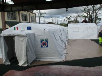 Le tendopoli allestite