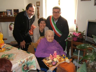 La centenaria Assunta Ceccacci
