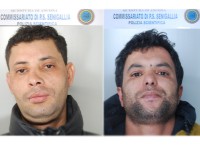 I due arrestati dalla polizia di Senigallia
