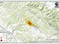 La mappa dei terremoti a Gubbio nel mese di dicembre 2013 elaborata dall’Istituto Nazionale di Geofisica e Vulcanologia