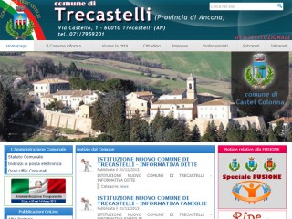home page www.trecastelli.an.it