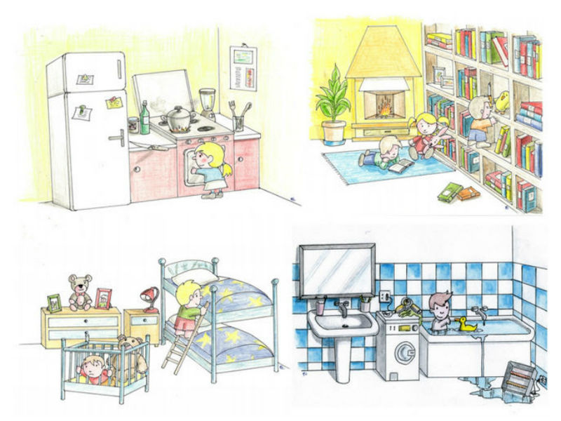illustrazione "Per una casa a misura di bambino"