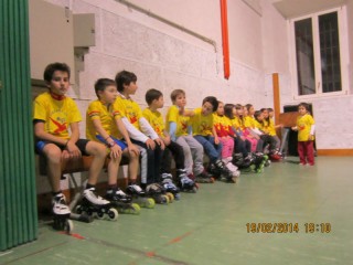Giovani atleti dell'Asd Skating Club di Senigallia