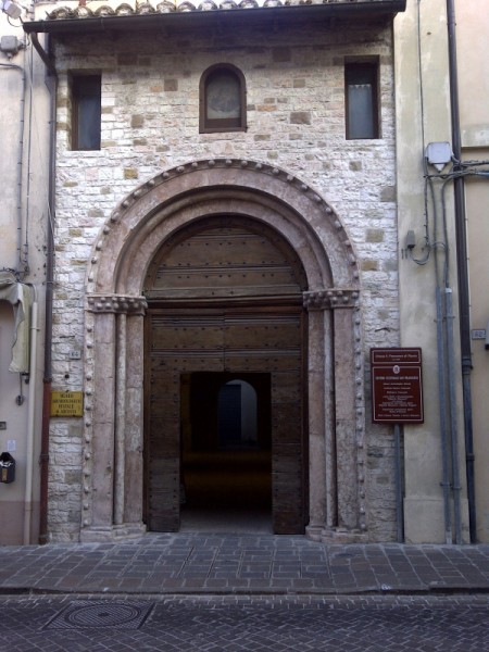 Il centro culturale San Francesco, ad Arcevia