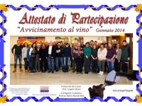 Corso avvicinamento al vino-Attestato di partecipazione