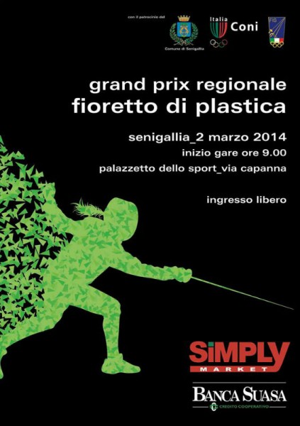 locandina Gran Prix Regionale Fioretto di Plastica