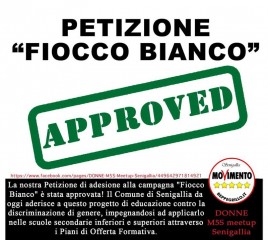 M5S Senigallia: approvata petizione "Fiocco Bianco"