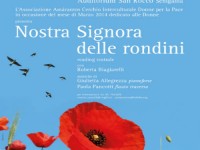 "Nostra Signora delle rondini", manifesto