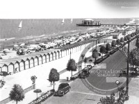 Il lungomare di Senigallia a metà del Novecento - Foto Leopoldi
