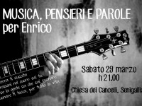 locandina dell'evento in memoria di Enrico Landi