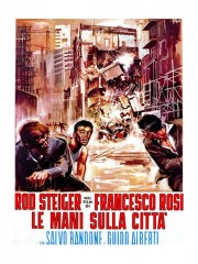 La locandina del film di Francesco Rosi "Le mani sulla città"