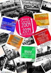 Manifesto delle iniziative per i dieci anni di Mezza Canaja a Senigallia