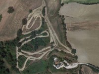 Il crossodromo di Sant'Angelo di Senigallia visto dall'alto