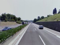 L'autostrada A14 all'altezza di Senigallia: il tratto sud ancora a due corsie