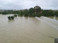 Senigallia durante l'alluvione del 3 maggio 2014: i campi tra Borgo Molino e Borgo Coltellone