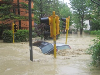 Alluvione a Senigallia - Viale A. Garibaldi